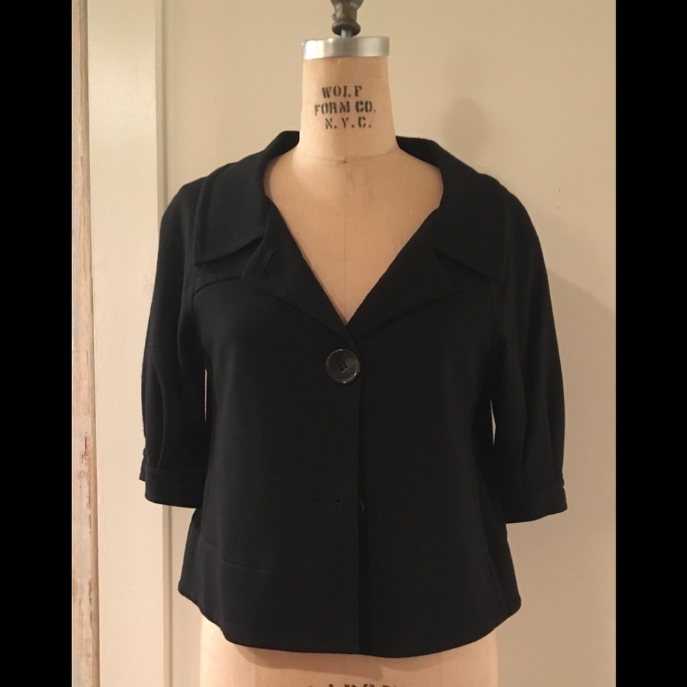THEORY Cropped Swing Jacket